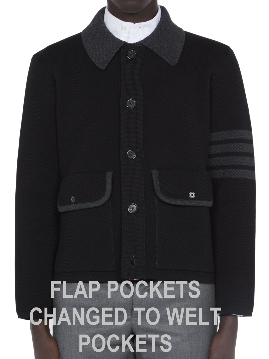 Thom Browne Wool jacket in black