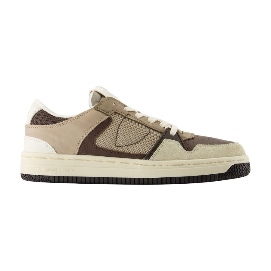 Philippe Model calfskin sneaker in brown