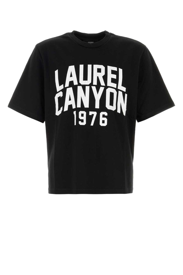 Black Cotton T-Shirt Exterior
