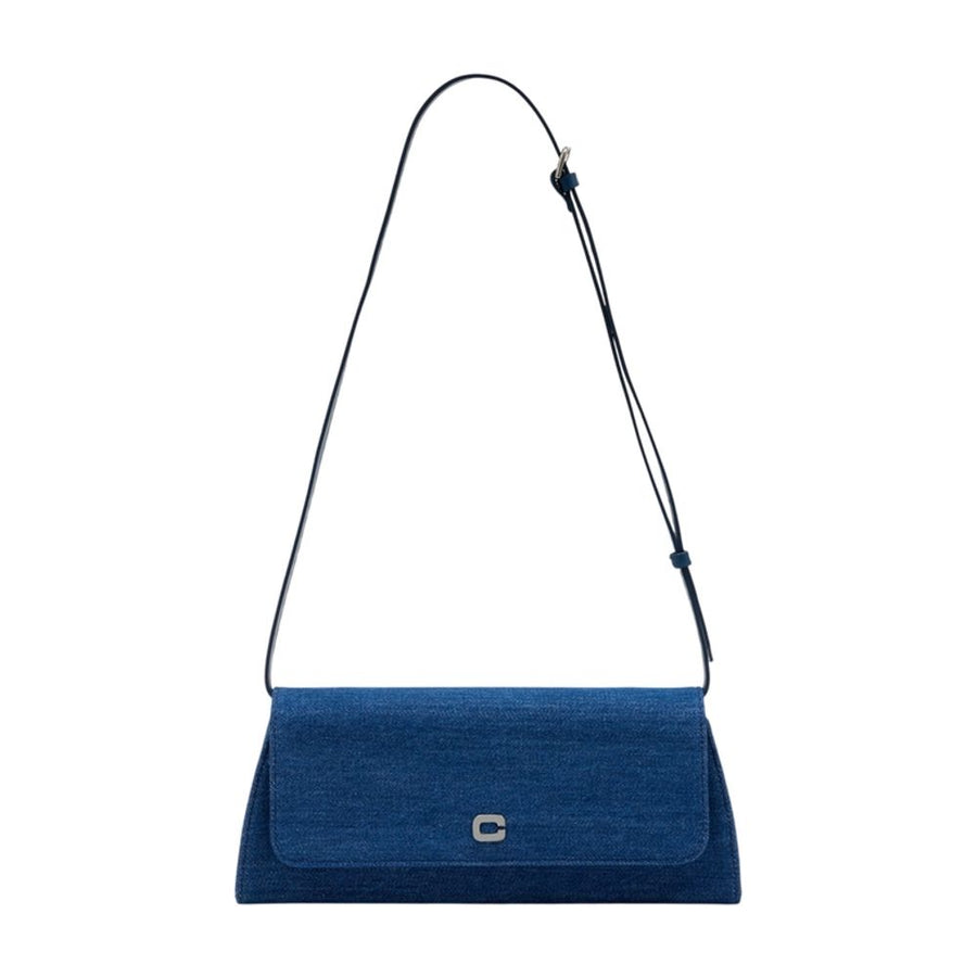 Carel cotton crossbody bag in blue