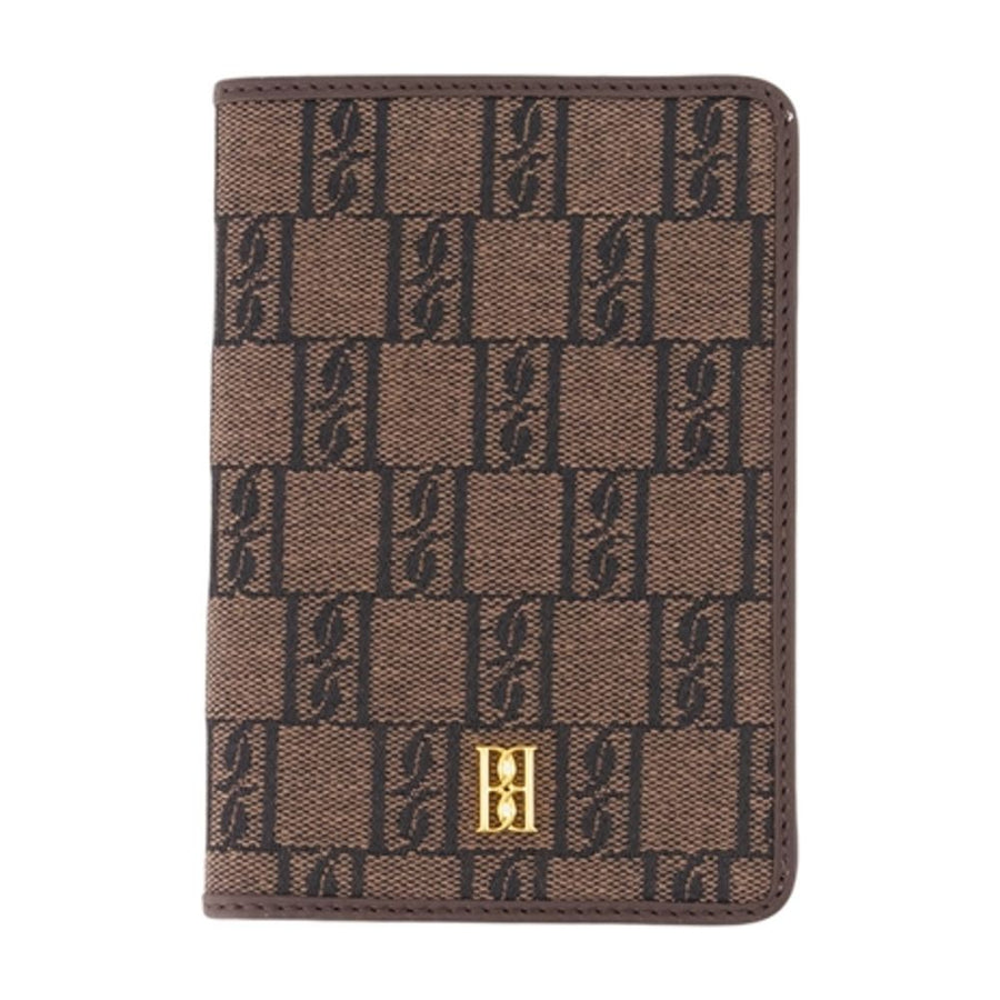 Cara Passport Holder - By Malene Birger Cotton Brown Accessories / Passport-holder