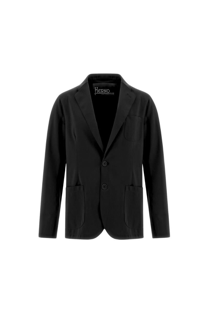 Herno 73% PA - 27% EA blazer in black