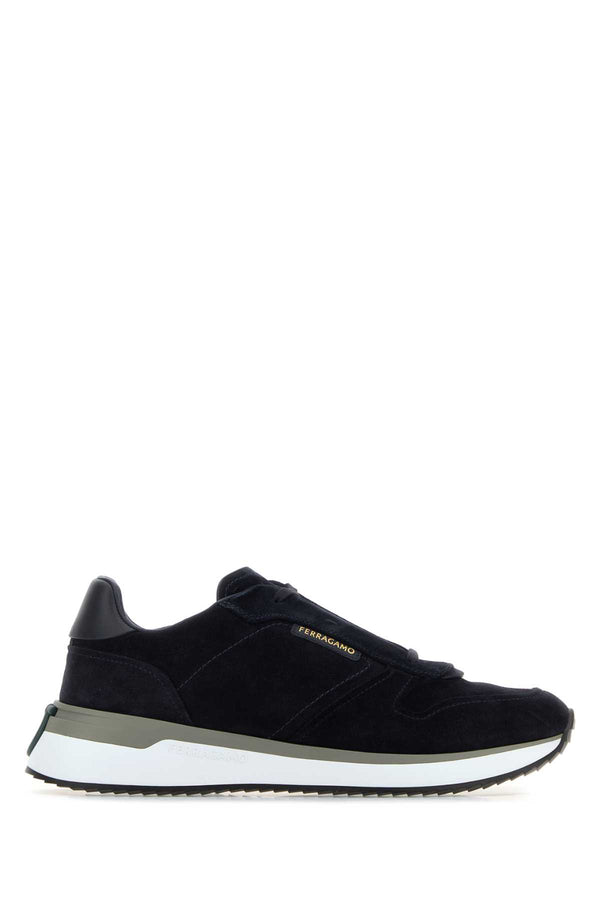 Dark Blue Suede Sneakers Navy