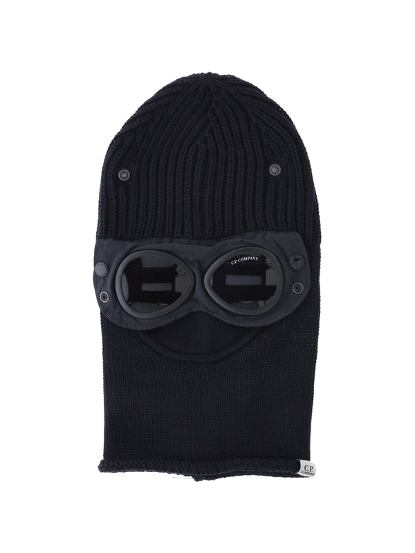 C.P. Company RFCMAC740A 100% wool beanie in black