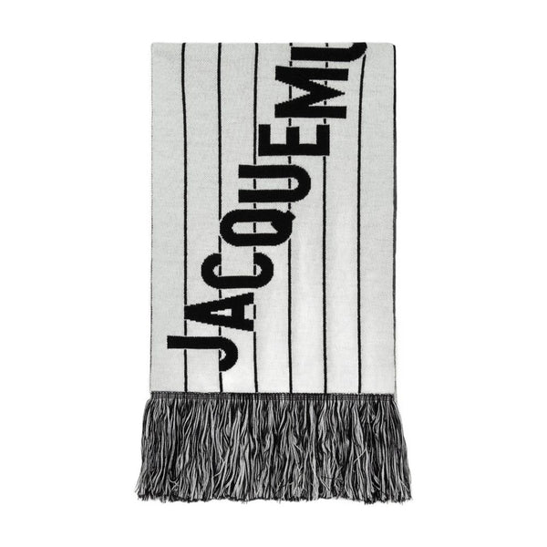 Jacquemus wool scarf in black