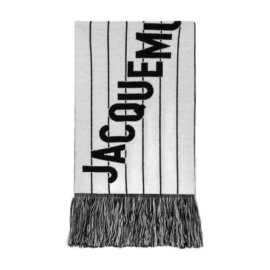 Jacquemus wool scarf in black