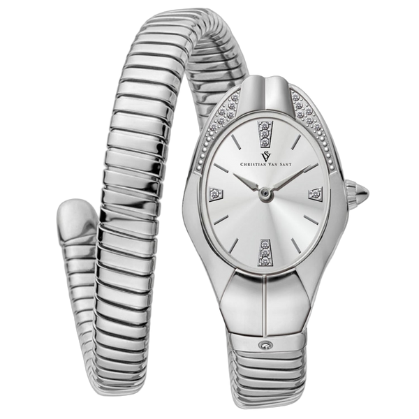 Christian Van Sant watch in silver