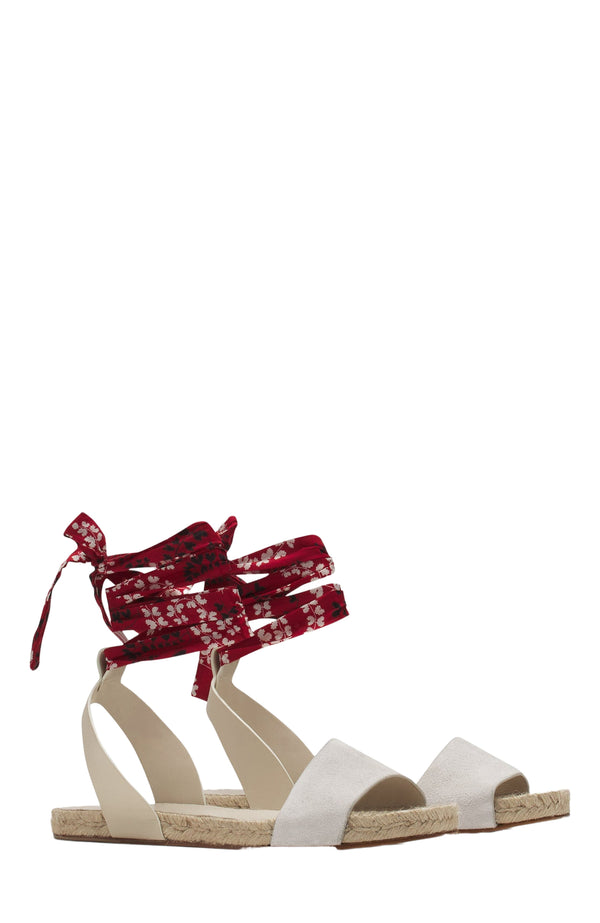 Lanvin espadrille sandals in white