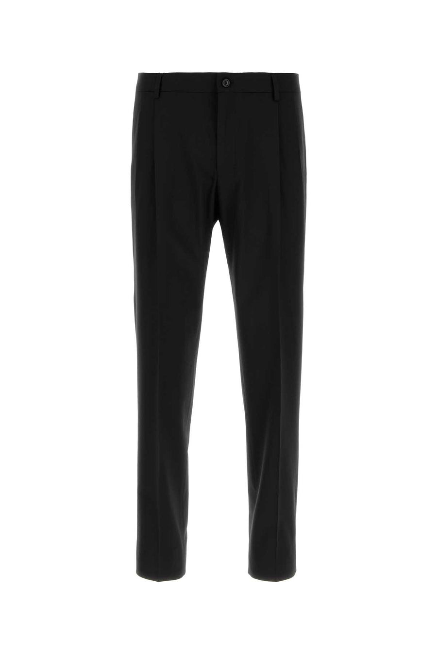 Black Stretch Wool Pant Nero Pantaloni