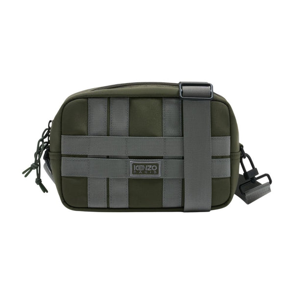 Kenzo Nylon crossbody bag in green