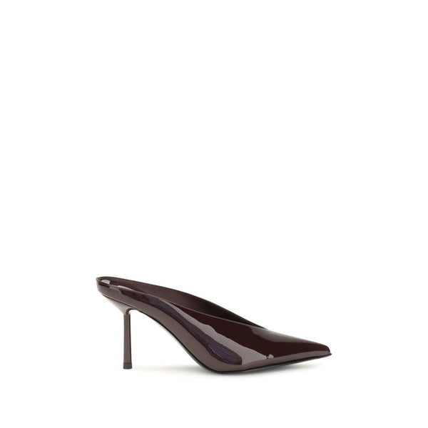 Le Silla 100% Calf Leather Bos Taurus mule in bordeaux