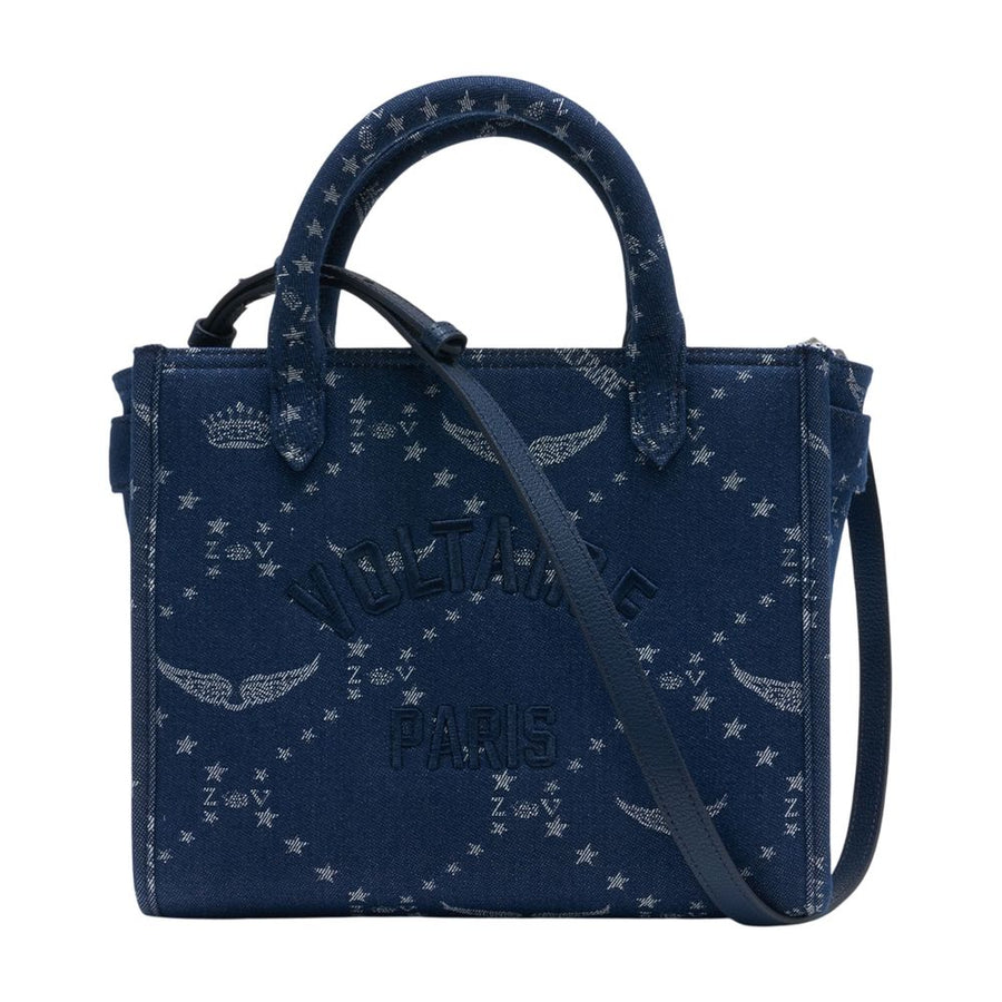 Zadig & Voltaire cotton tote bag in navy