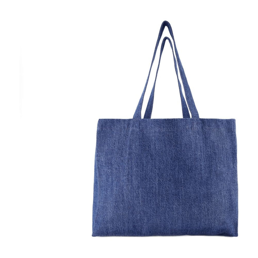 A.P.C. cotton tote bag in blue