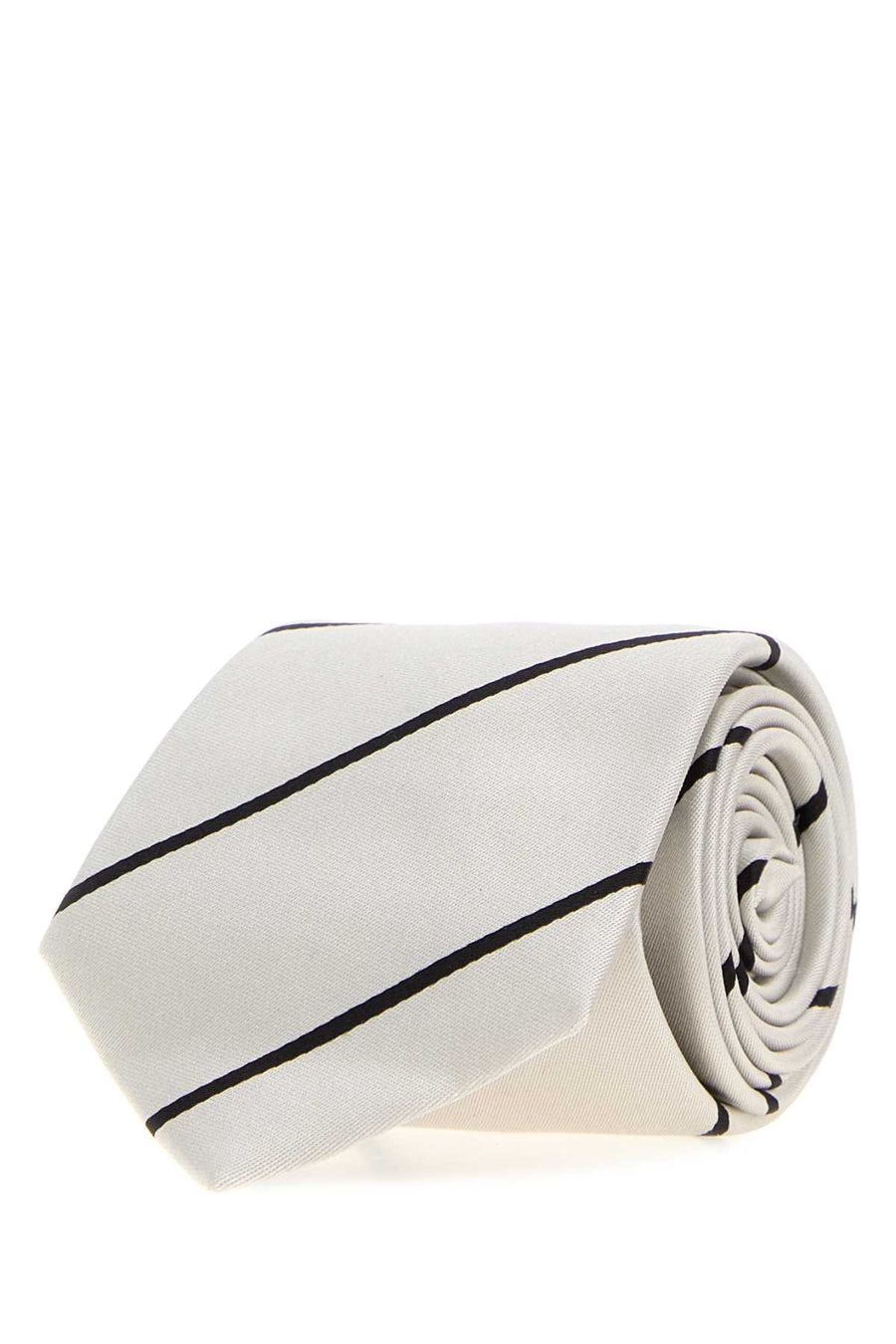 Simply Regimental Tie 6cm Platinum Cinture