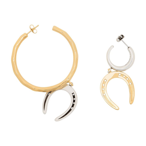 Isabel Marant metal earrings in multicolor