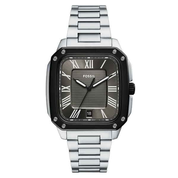Fossil Stainless steel case watch in gray