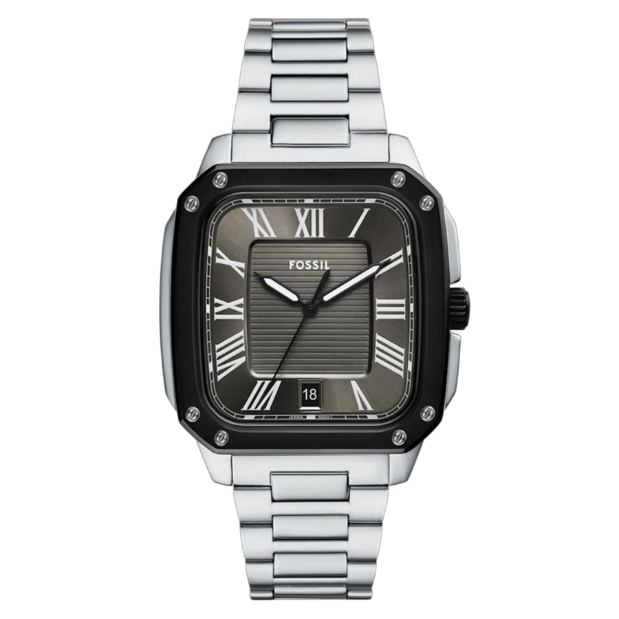 Fossil Stainless steel case watch in gray