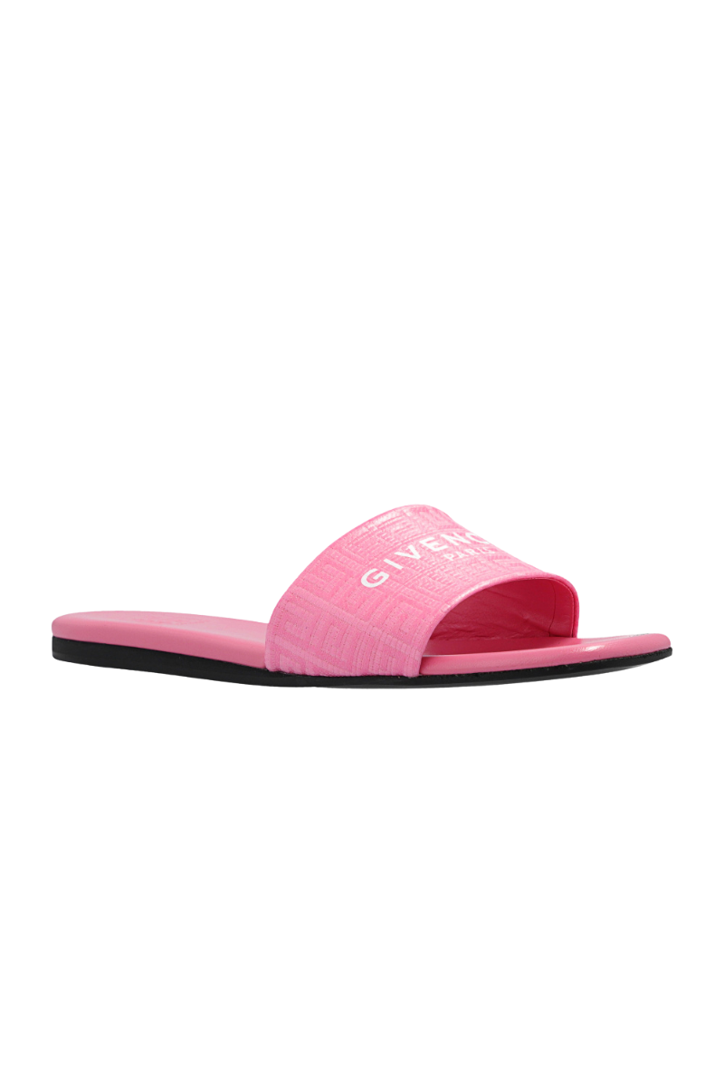 Givenchy 74% cotton slide sandal in pink