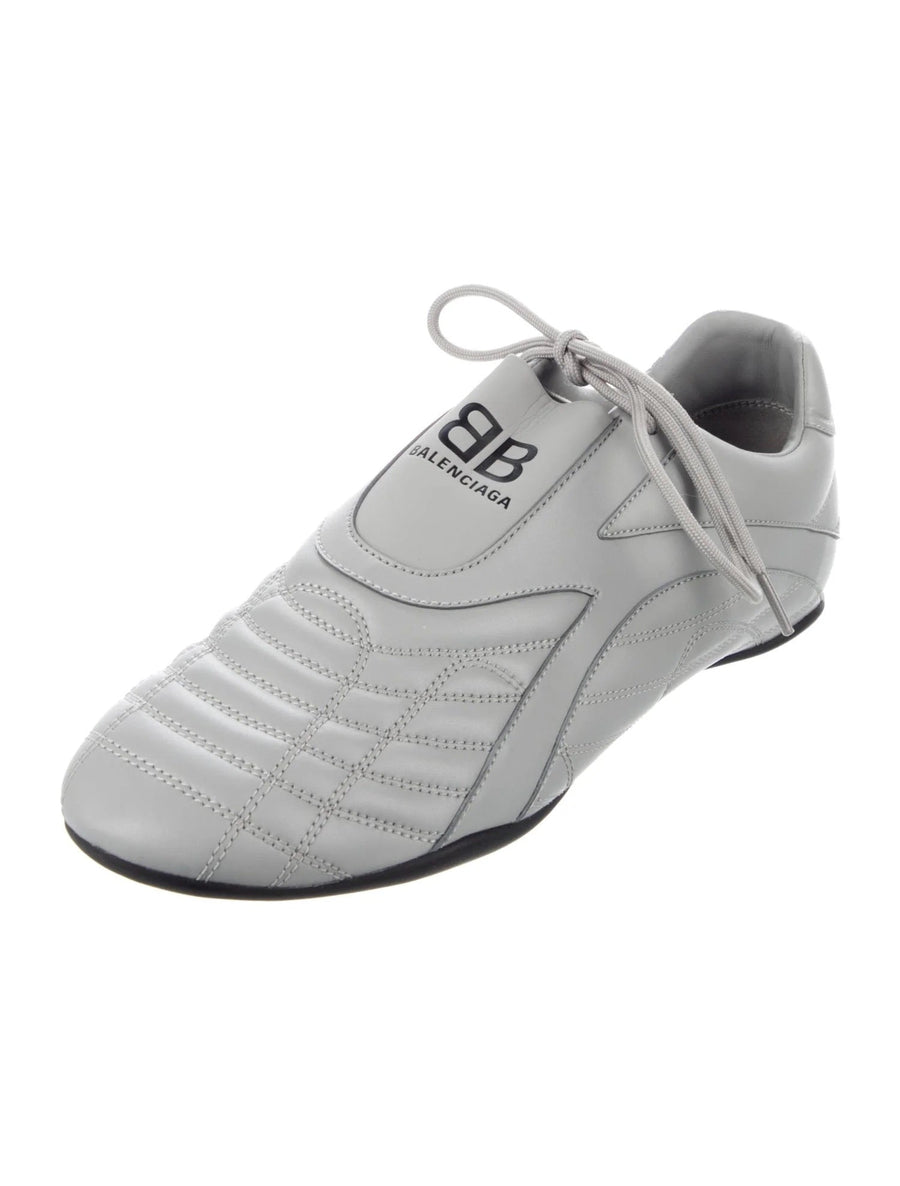 Balenciaga Matte technical polyurethane sneaker in gray