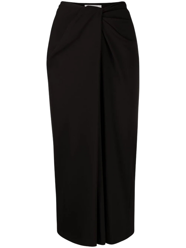 Valentino Silk blend skirt in black