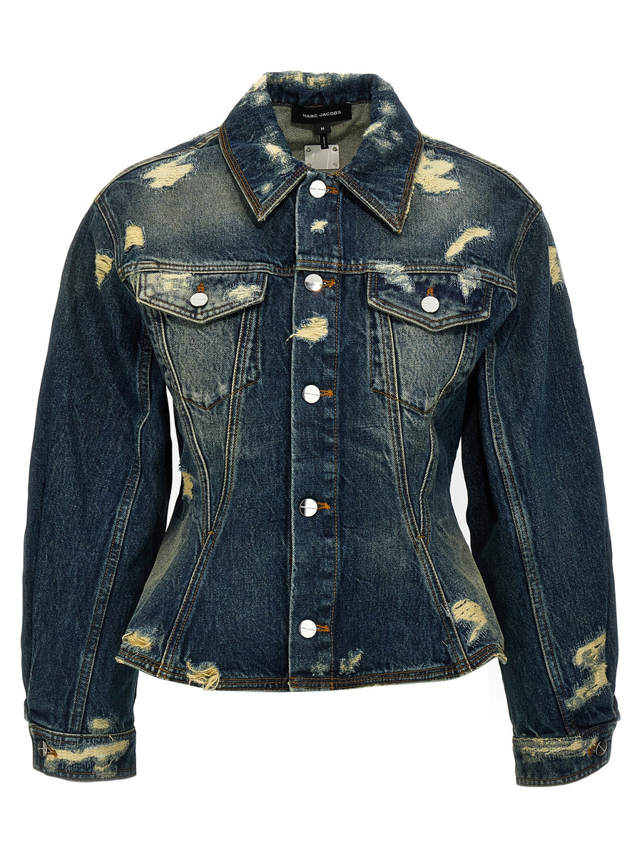 Blue Cotton Denim Jacket Clothing