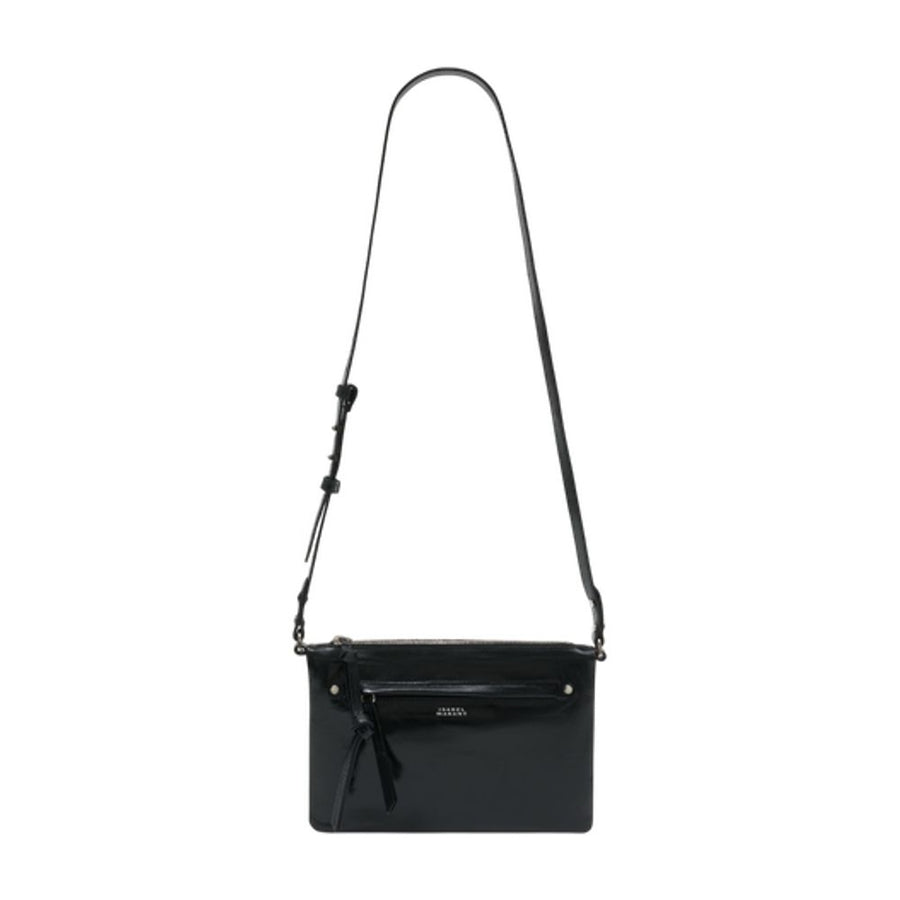 Isabel Marant Calfskin shoulder bag in black