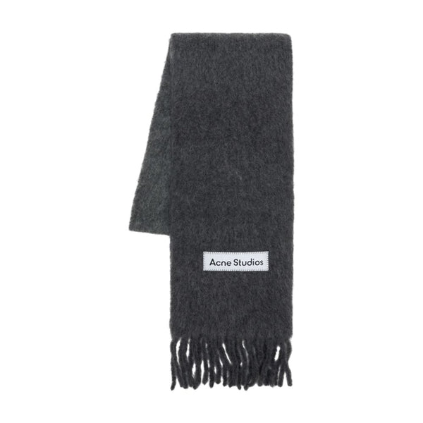Acne Studios wool scarf in gray