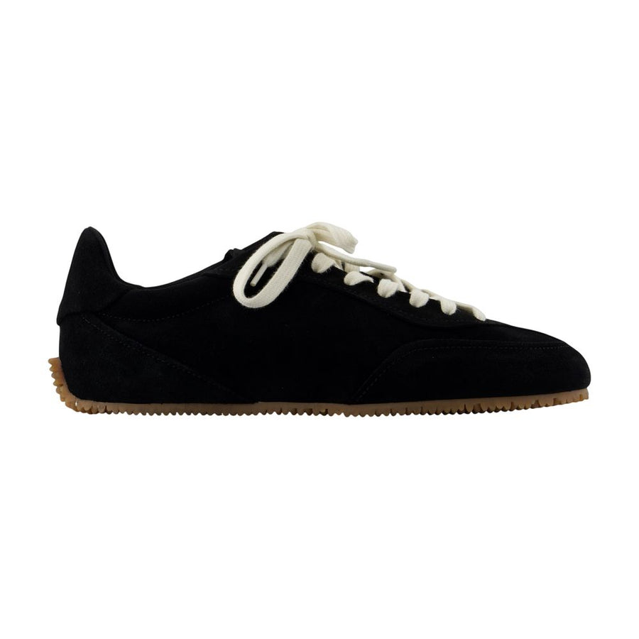 Axel Arigato Calfskin suede sneaker in black
