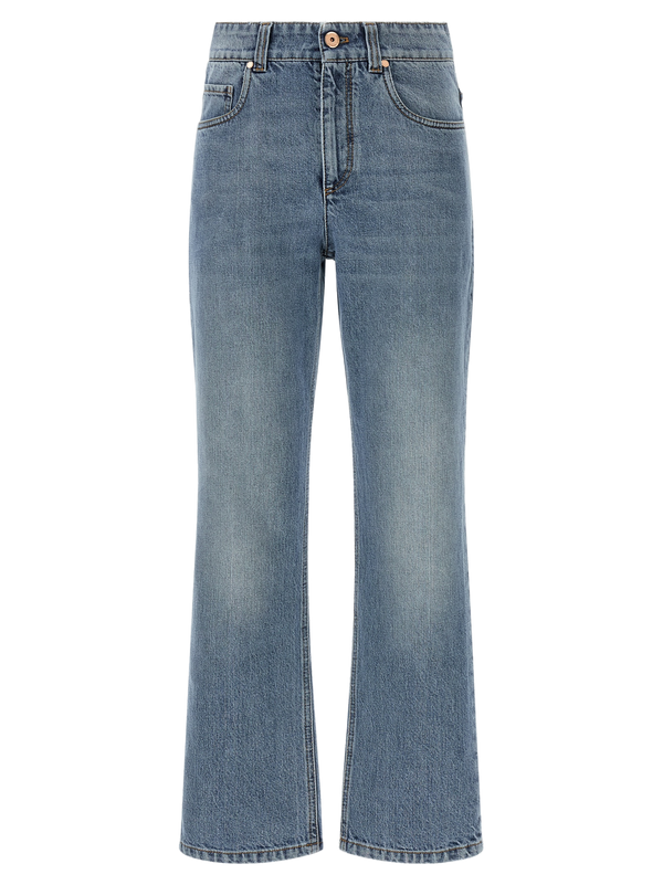 Brunello Cucinelli 100% cotton jeans in blue