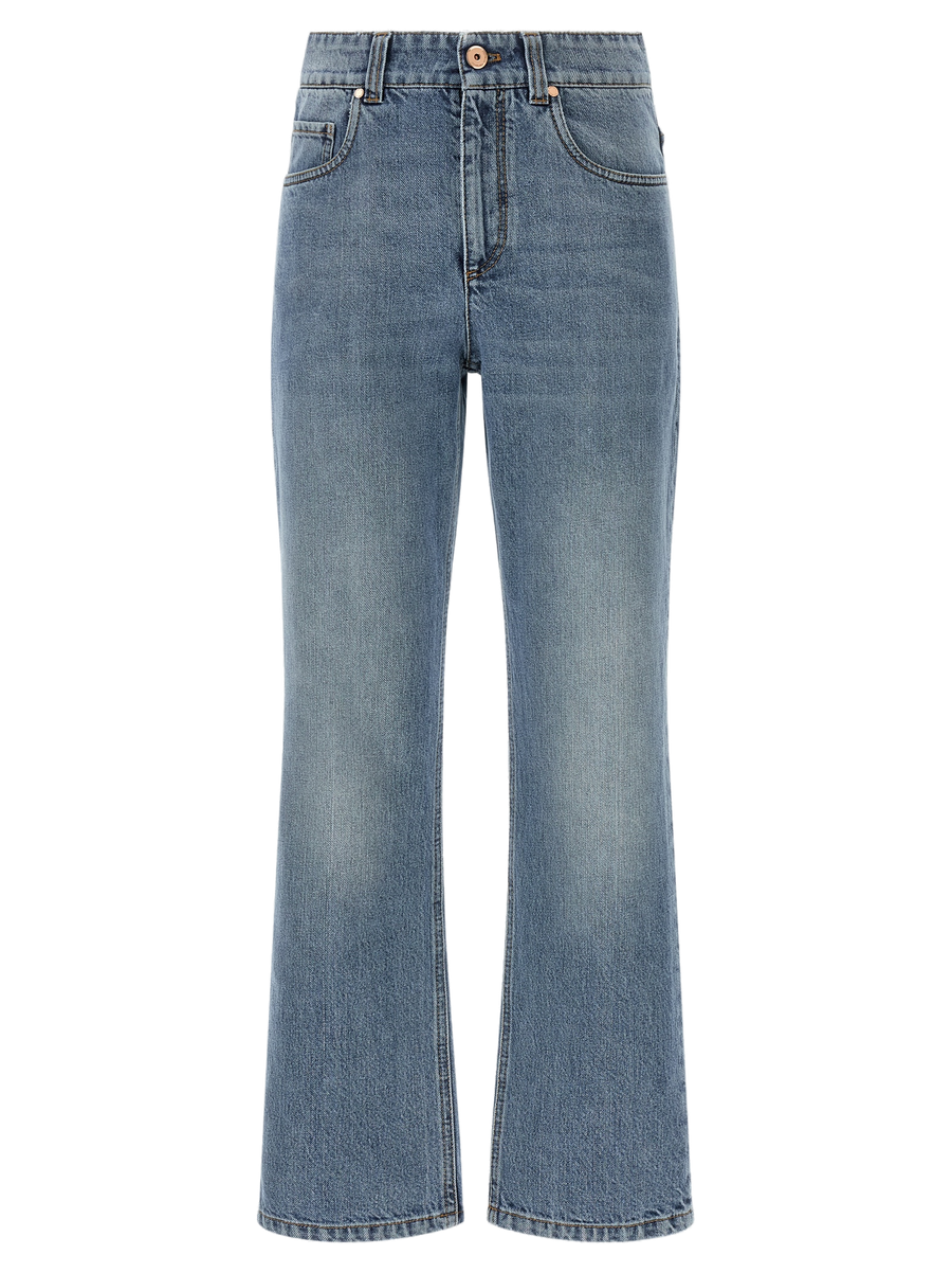 Brunello Cucinelli 100% cotton jeans in blue