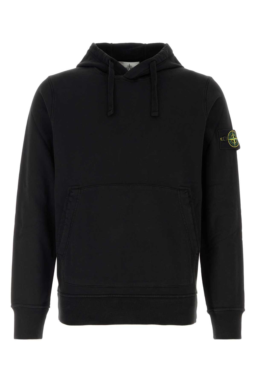 Black Cotton Sweatshirt Exterior: Felpe