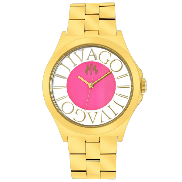 Jivago Stainless steel case watch in gold
