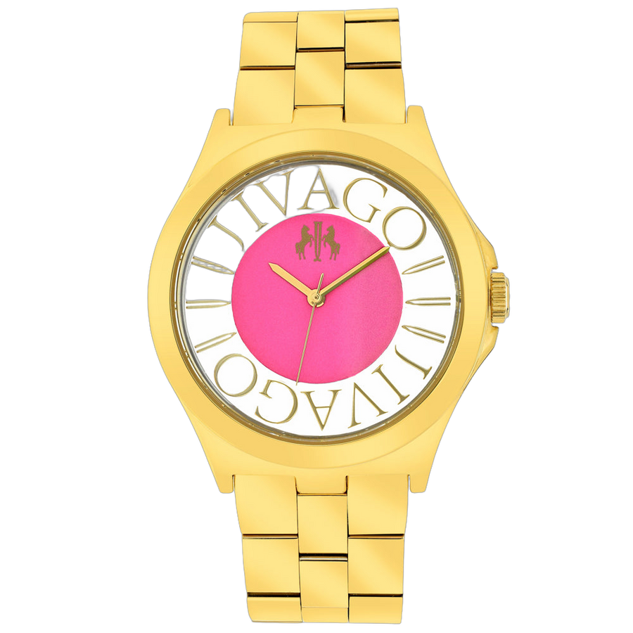 Jivago Stainless steel case watch in gold