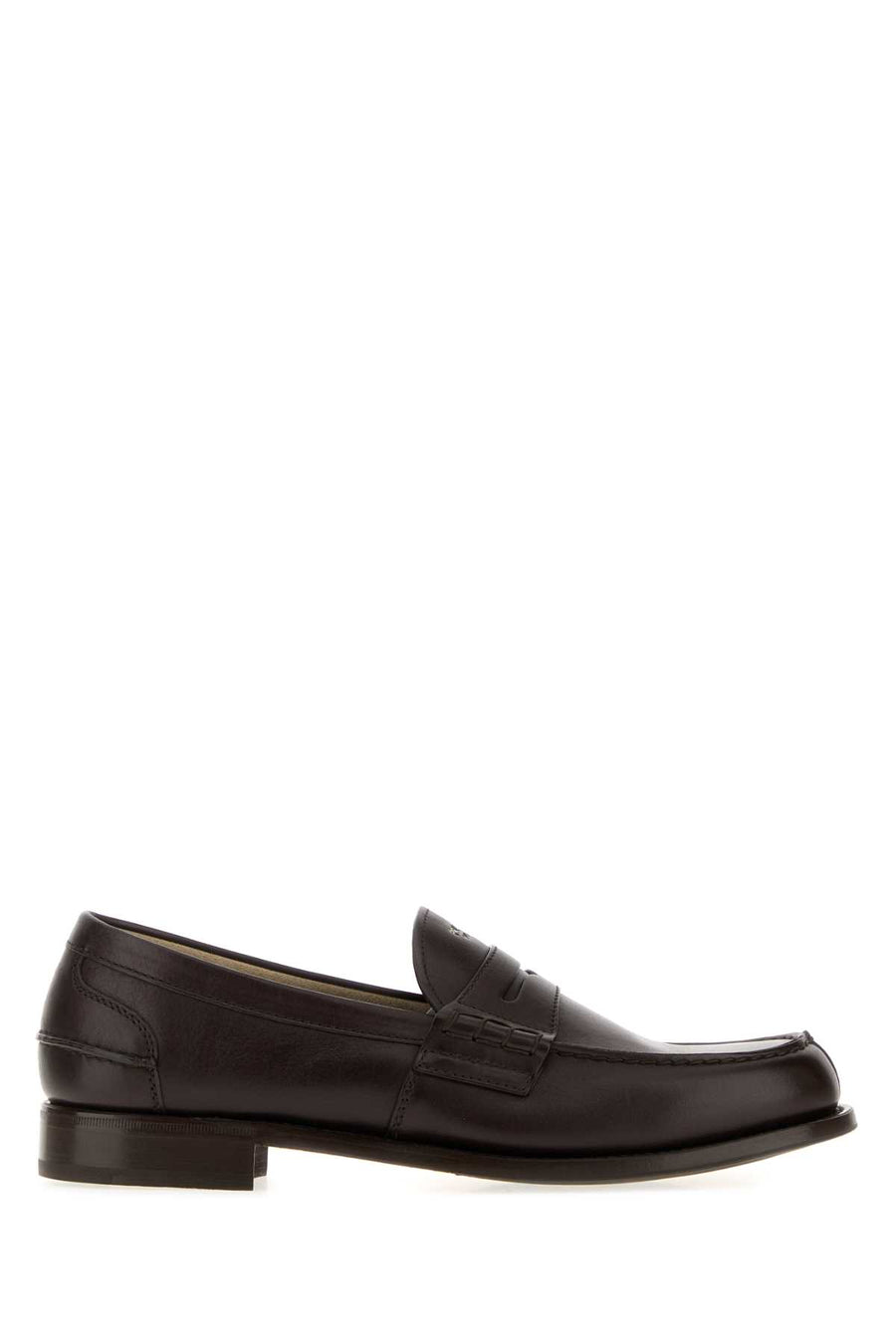 Prada Exterior: 100% Leather loafer in brown