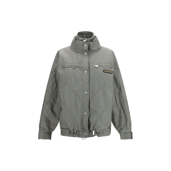 The Attico 58% Cotton bomber jacket in gray