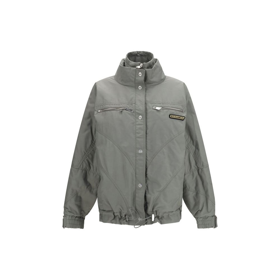 The Attico 58% Cotton bomber jacket in gray