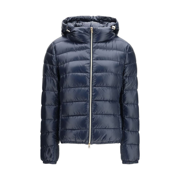 Herno Outer: 100% Polyamide down jacket in navy