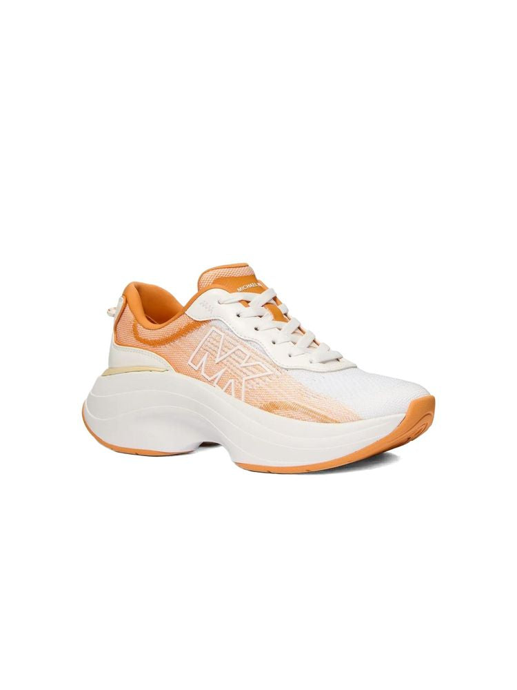 Michael Kors Sneakers Radiant Orange Stretch Fabric Footwear / Sports