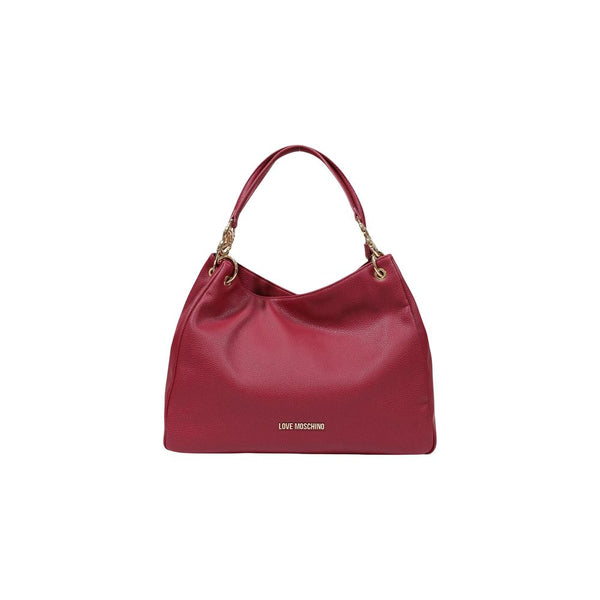 Love Moschino Polyurethane shoulder bag in red