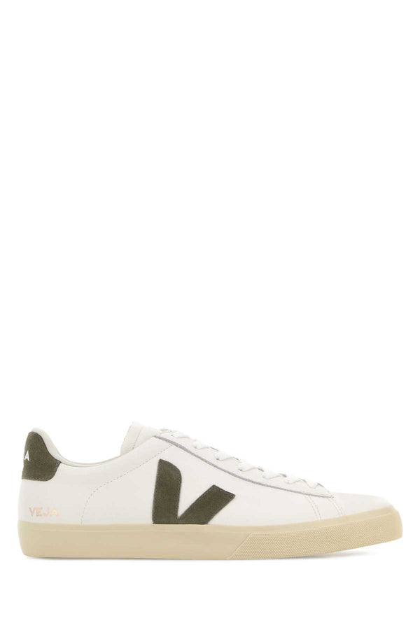 Veja Exterior: 100% Leather sneaker in white