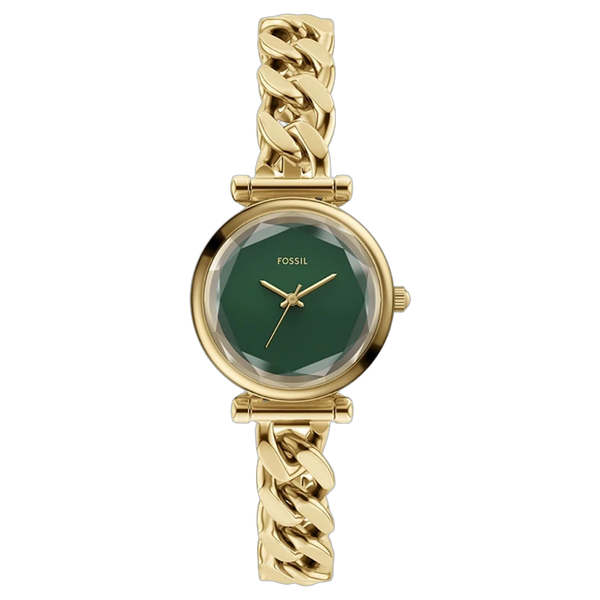 Fossil Stainless steel case watch in gold