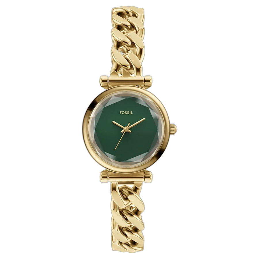 Fossil Stainless steel case watch in gold