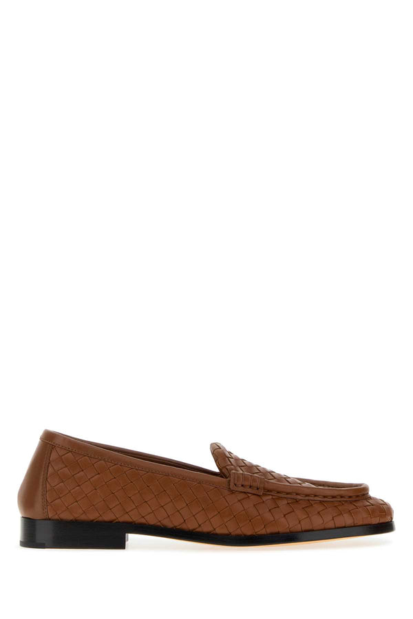 Bottega Veneta Tutto Exterior: 100% Lamb; Interior: 100% Lamb; Sole: Leather loafer in brown