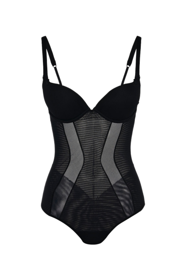 La Perla 80% Polyamide bodysuit in black