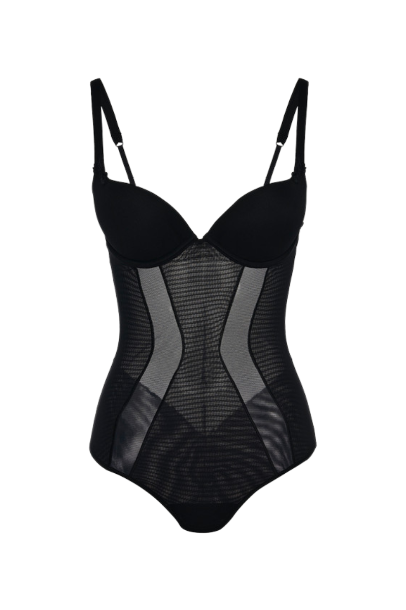 La Perla 80% Polyamide bodysuit in black