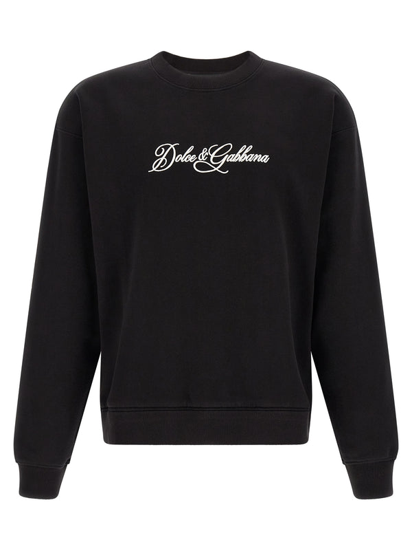 Black Cotton Sweatshirt Clothing