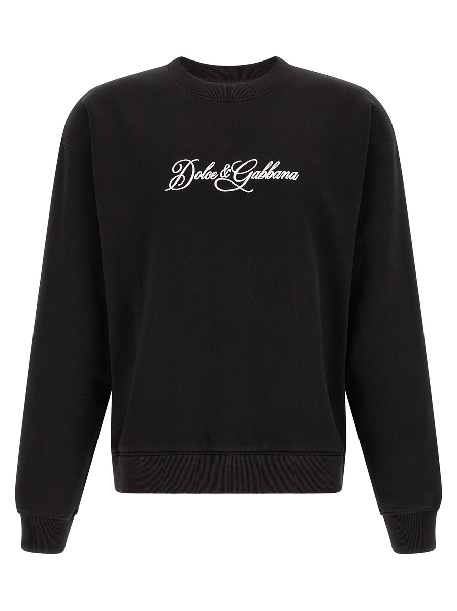 Black Cotton Sweatshirt Clothing