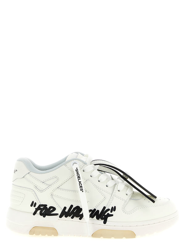 Off-White 89% Calfskin Leather sneaker in white