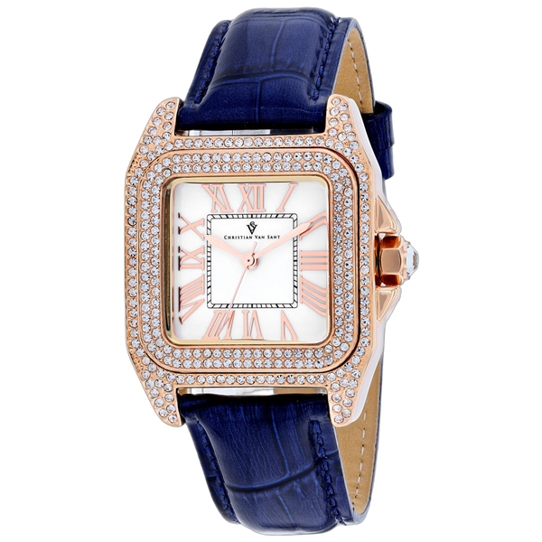 Christian Van Sant Brass case watch in rose gold