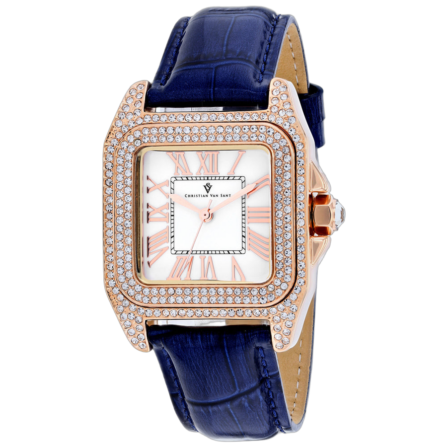 Christian Van Sant Brass case watch in rose gold